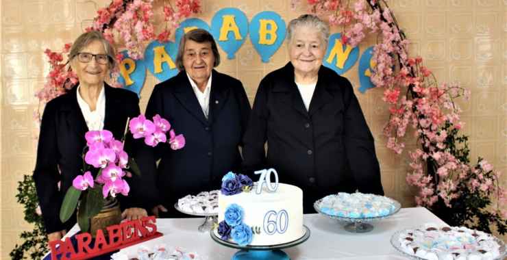 Irmãs celebram 60 e 70 anos de Vida Religiosa Consagrada
