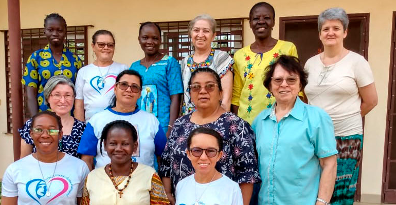 África Central recebe visita da coordenação da Congregação