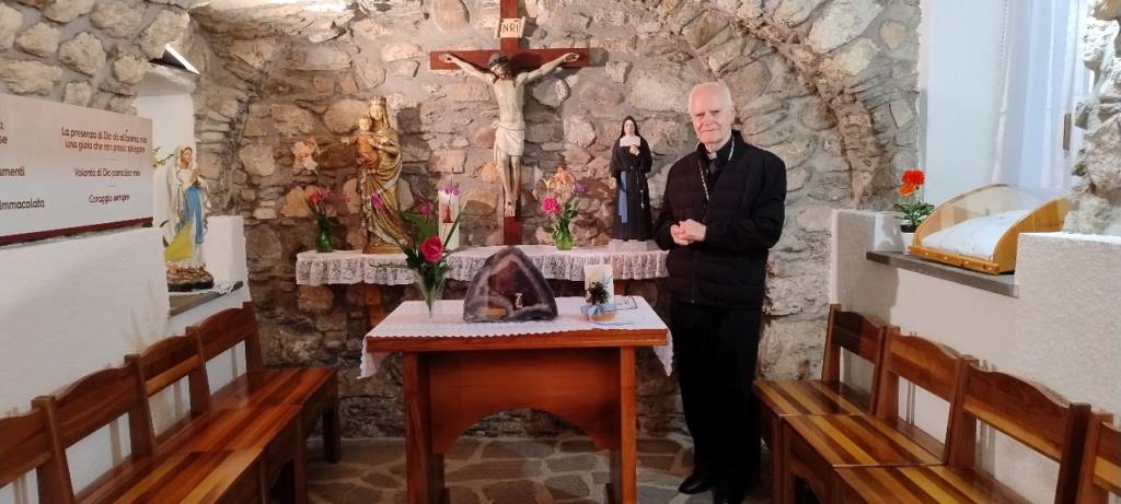 Cardeal Odilo Scherer visita a Casa Natal de Santa Paulina, na Itália