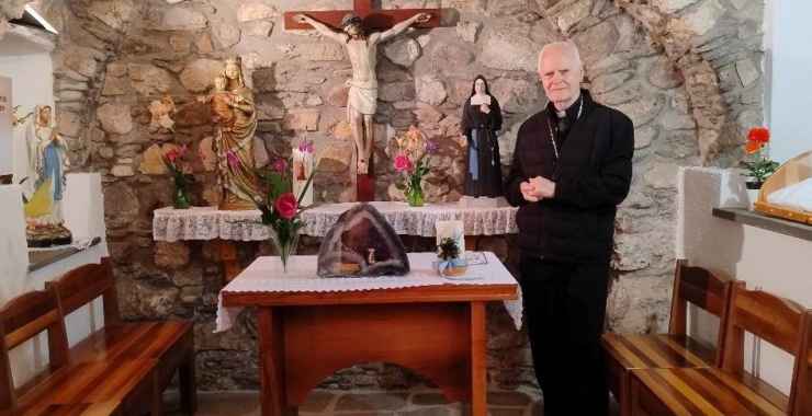 Cardeal Odilo Scherer visita a Casa Natal de Santa Paulina, na Itália