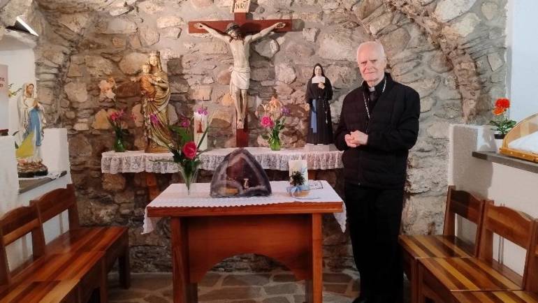 Cardeal Odilo Scherer visita a Casa Natal de Santa Paulina, na Itália